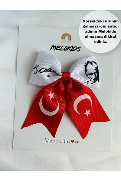 Melo Turkish Flag And Ataturk Signature Clip Buckle 23 April