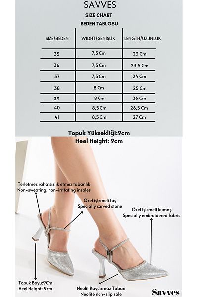 Brielfy Beryls Women's Summer Silvery Pointed Toe Gray Classic Elegant Heeled Shoes