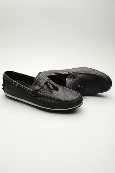 Gondol Men's Genuine Leather Classic Loafer Black 40 Ttx. 601147