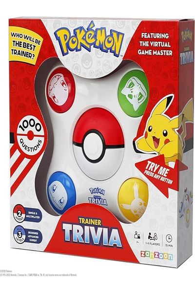 Pokemon Pokémon Trainer Trivia Game – 1000 Questions, Multiplayer & Single Player Modes, 3 Difficulty Levels