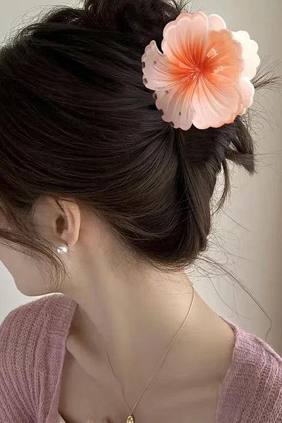 New Obsessions Tropical Hibiscus Strawberry Latch Buckle