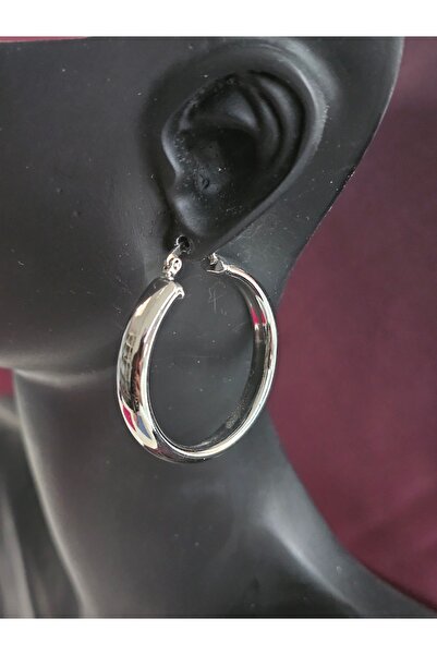 Elvinege Aksesuar Halka Çelik Küpe