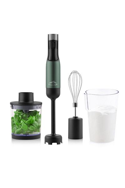 ETA ETA Mano 3219 90030 hand blender, 1000 W, 9 speeds, LCD display, black-green