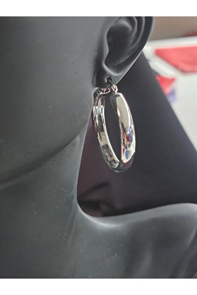 Elvinege Aksesuar Halka Çelik Küpe