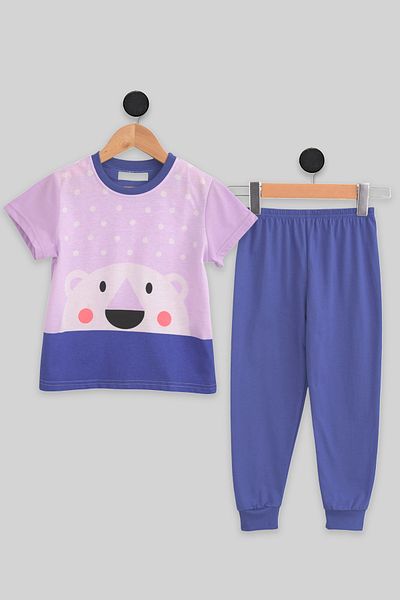 Lilo Co Kids' Bear Print Pajama Set