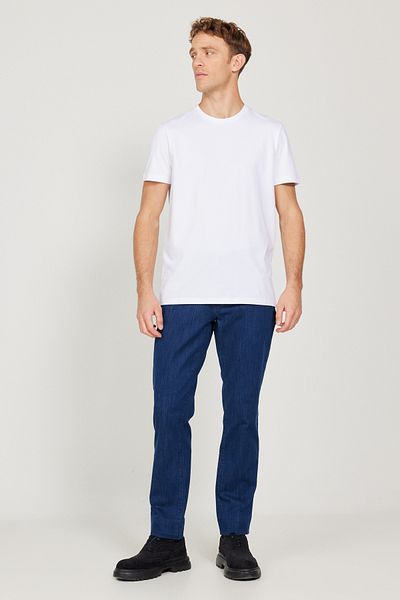 ALTINYILDIZ CLASSICS Ανδρικό τζιν τζιν παντελόνι μπλε Slim Fit 5 τσέπης από βαμβακερό τζιν