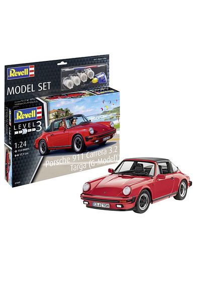 REVELL Model Set Car Porsche 911 3.2 Targa 67689