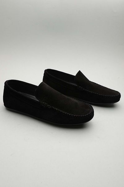 Gondol Loafer clasic pentru bărbați din piele naturală negru 42 ttx. 601154
