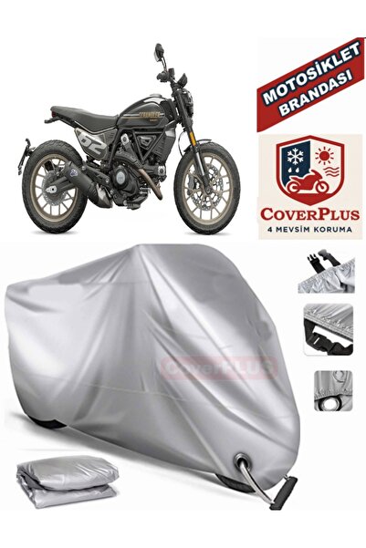 MotoEN Gray Lock Compatible Motor Tarpaulin Ducati Scrambler Icon Dark Motorc...