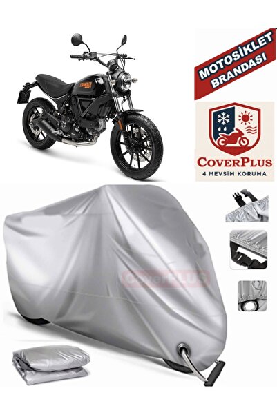 MotoEN Gray Lock Compatible Motor Tarpaulin Ducati Scrambler Sixty2 Motorcycl...