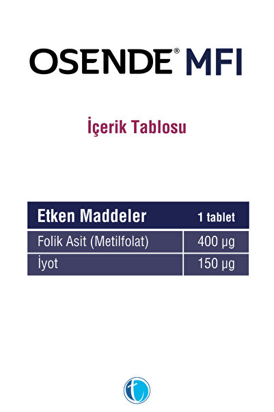 Osende Methylfolate Iodine 30 Tablets