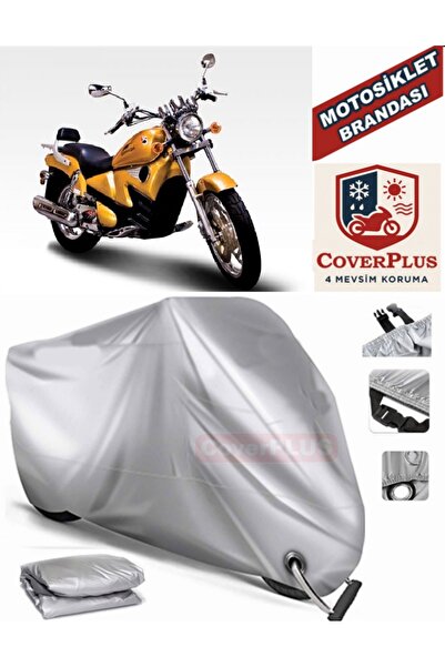 MotoEN Gray Lock Compatible Motor Tarpaulin Dorado Poseidon Motorcycle Tarpau...