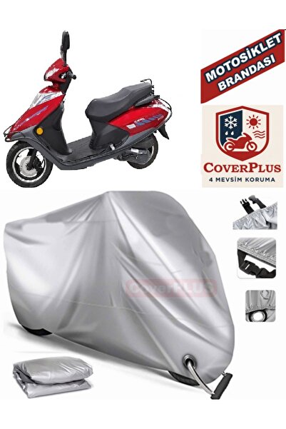 MotoEN Gray Lock Compatible Motor Tarpaulin King Motor Spica 100 Motorcycle T...