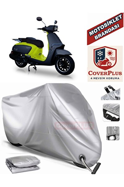MotoEN Gray Lock Compatible Motor Tarpaulin Motolux Macchiato 50 Motorcycle T...