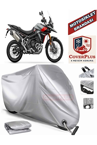 MotoEN Gray Lock Compatible Motor Tarpaulin for Triumph Tiger 900 Rally Pro M...