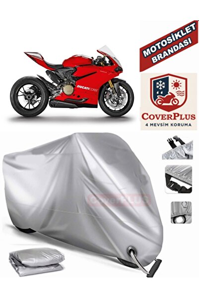 MotoEN Gray Lock Compatible Motor Tarpaulin Ducati Panigale 1199 R Motorcycle...