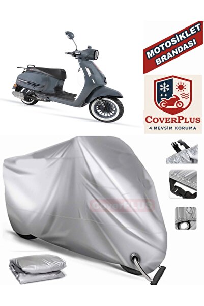 MotoEN Gray Lock Compatible Motor Tarpaulin Arora Dazzle Pro Motorcycle Tarpa...