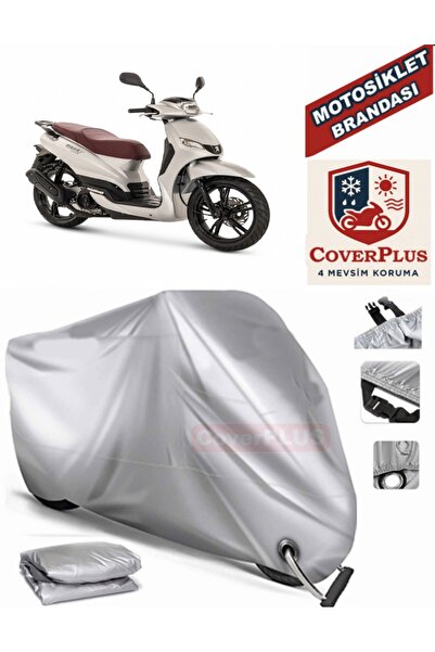 MotoEN Gray Lock Compatible Motor Tarpaulin Peugeot Tweet 151 Motorcycle Tarp...