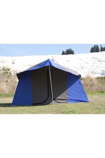 Zey Camping 2+0 DOUBLE KAMP ORMAN ŞANTİYE DEPO ÇADIRI 6 KİŞİLİK ( KAPIDA SİNEKLİK MODELLİ )