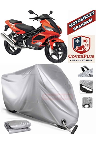 MotoEN Gray Lock Compatible Motor Tarpaulin Kanuni Deer 152 Motorcycle Tarpau...