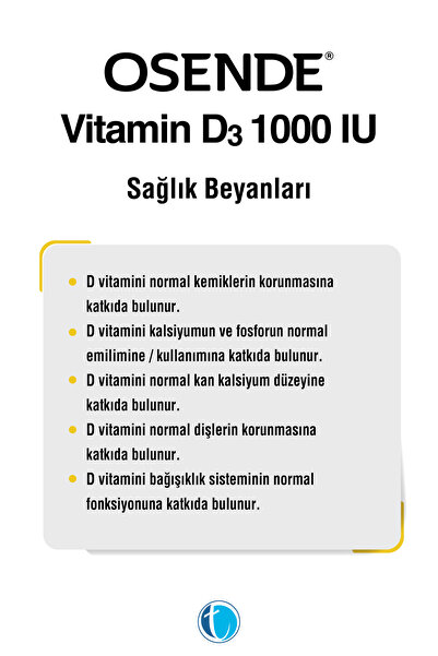 Osende Vitamin D3 Damla 20 ml