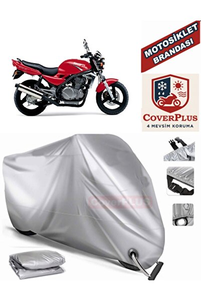 MotoEN قماش القنب المتوافق مع القفل الرمادي لدراجة نارية Kawasaki ER-5 خيمة غ...