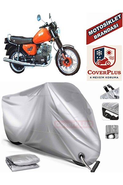 MotoEN قماش القنب المتوافق مع القفل الرمادي MZ ETZ 251 خيمة غطاء القماش المشم...