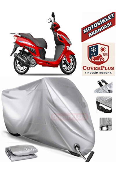 AutoZEL يوكي لوبو 125 غطاء من القماش المشمع للدراجة النارية (متوافق مع القفل)