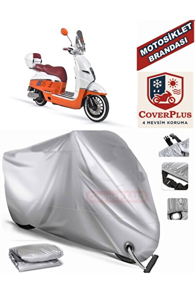 MotoEN Gray Lock Compatible Motor Tarpaulin Arora Malibu Motorcycle Tarpaulin...