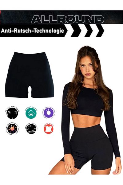 Bellanora Black Volleyball Tights Shorts Short Leggings Athlete Gym Leggings Footballer Leggings Gym Shorts