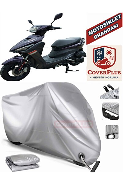 MotoEN قماش القنب المتوافق مع القفل الرمادي Ramzey Kalipso 125 خيمة غطاء القم...