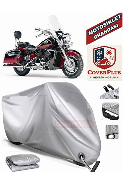 MotoEN Gray Lock Compatible Motor Tarpaulin for Yamaha Royal Star Xvz 1300 Mo...