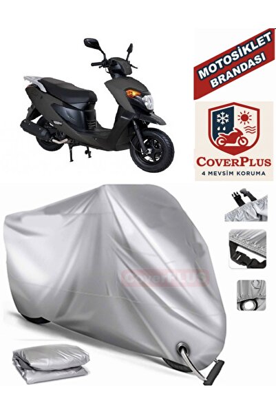 MotoEN Gray Lock Compatible Motor Tarpaulin Daelim Dart 125 Motorcycle Tarpau...