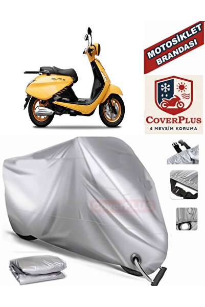 MotoEN Gray Lock Compatible Motor Tarpaulin Yuki Gelato 125 Motorcycle Tarpau...