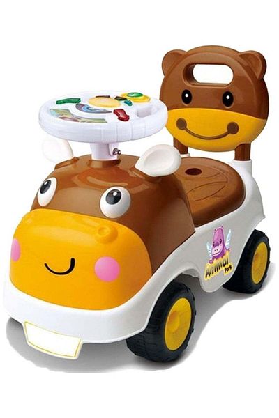 rexa Children's Ride-On Car with Laughing Cow Design