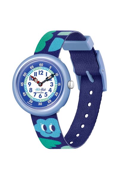 Flik Flak Fbnp227 Smiling Clouds Children's Wristwatch