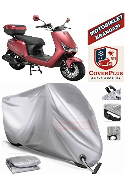 MotoEN قماش القنب المتوافق مع القفل الرمادي Falcon Breeze 125 خيمة غطاء القما...