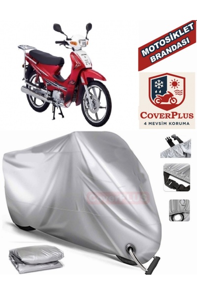 MotoEN Gray Lock Compatible Motor Tarpaulin Salcano Spider XL Motorcycle Tarp...