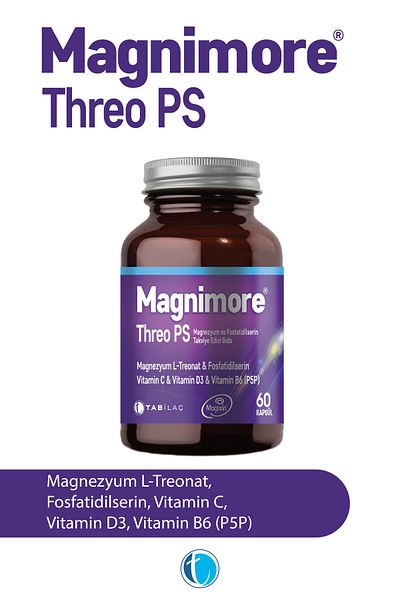 Magnimore Threo Ps Magnesium 60 Herbal Capsules L-Treonate Phosphatidylserine