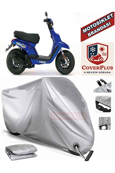 MotoEN Gray Lock Compatible Motor Tarpaulin Yamaha Bws 100 Motorcycle Tarpaul...