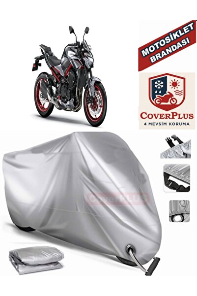 MotoEN Gray Lock Compatible Motor Tarpaulin Kawasaki Z 900 Motorcycle Tarpaul...