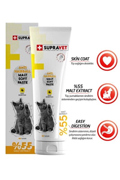Supravet Anti Hairball Kediler İçin Malt Macun 30 gr