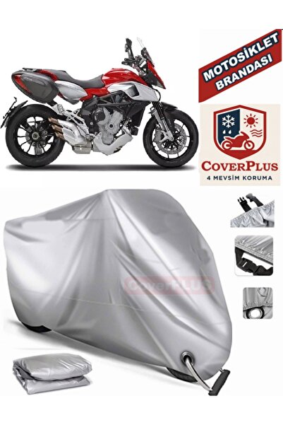 MotoEN Gray Lock Compatible Motor Tarpaulin Mv Agusta Stradale 800 Motorcycle...