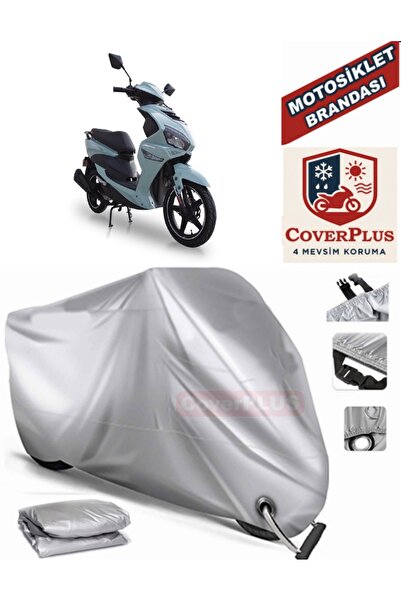 MotoEN Gray Lock Compatible Motor Tarpaulin Motolux W46 Motorcycle Tarpaulin ...