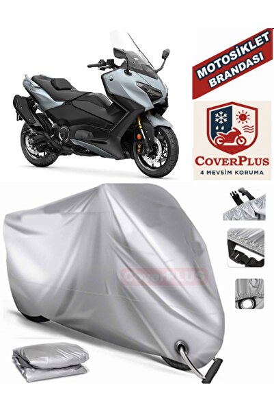 MotoEN Gray Lock Compatible Motor Tarpaulin for Yamaha 2025 Tmax Tech Max Mot...