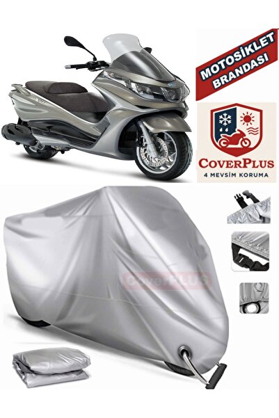 MotoEN قماش القنب المتوافق مع القفل الرمادي لبياجيو X10 350 خيمة غطاء القماش ...