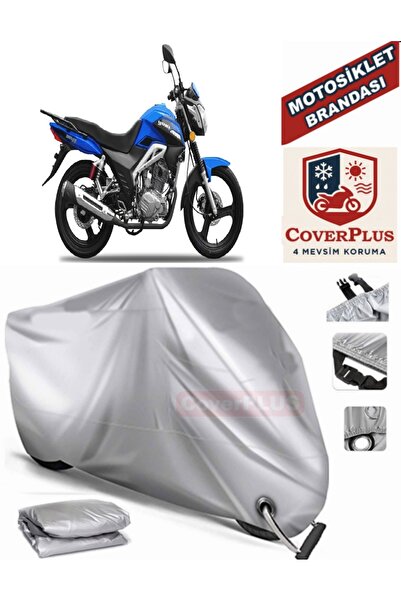 MotoEN Gray Lock Compatible Motor Tarpaulin Yuki Vampire 125 Motorcycle Tarpa...