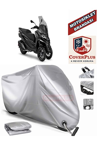 MotoEN قماش القنب المتوافق مع القفل الرمادي لبياجيو MP3 400 خيمة غطاء القماش ...