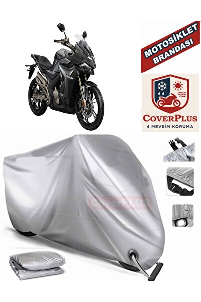 MotoEN Gray Lock Compatible Motor Tarpaulin Zontes 310 X Motorcycle Tarpaulin...