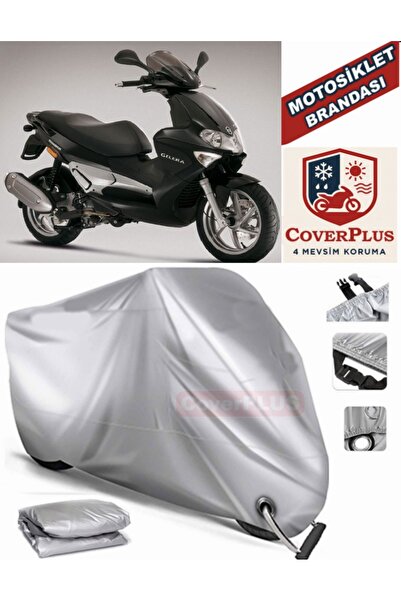MotoEN Gray Lock Compatible Motor Tarpaulin for Gilera Runner Vxr 200 Motorcy...